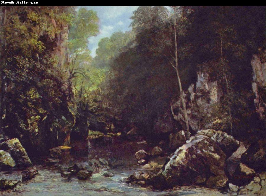 Gustave Courbet Le ruisseau noir